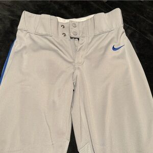 Nike Baseball Pants - Blue Pipping